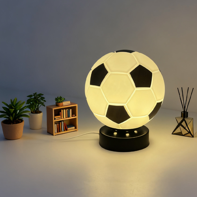 Desk Lamp Led - Lámpara de Mesa LED de Fútbol,