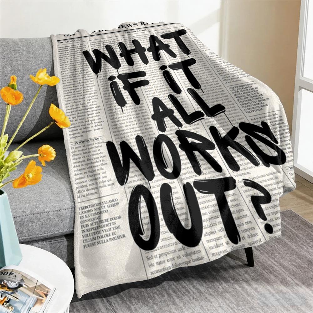 Home Office What Is It - Manta de Franela Suave y Ligera