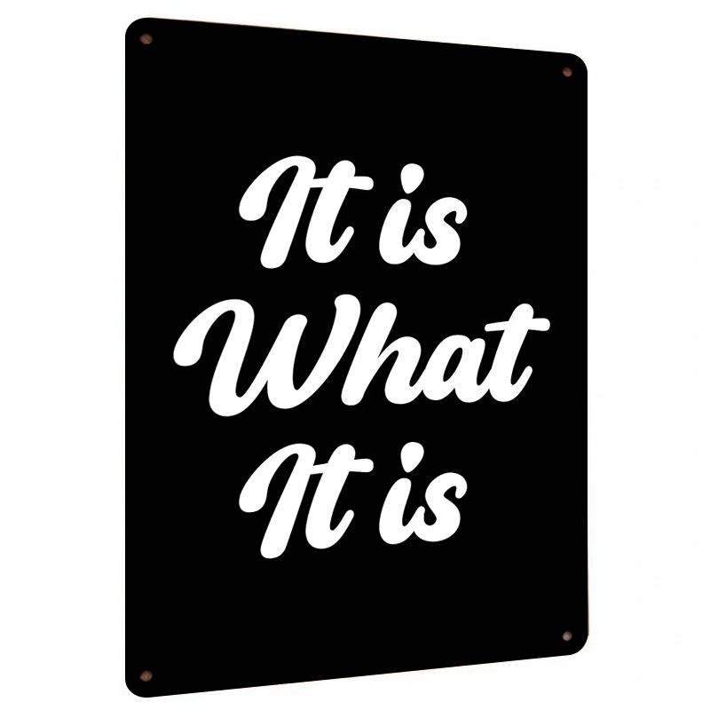Home Office What Is It - Arte de pared de Metal personalizado,