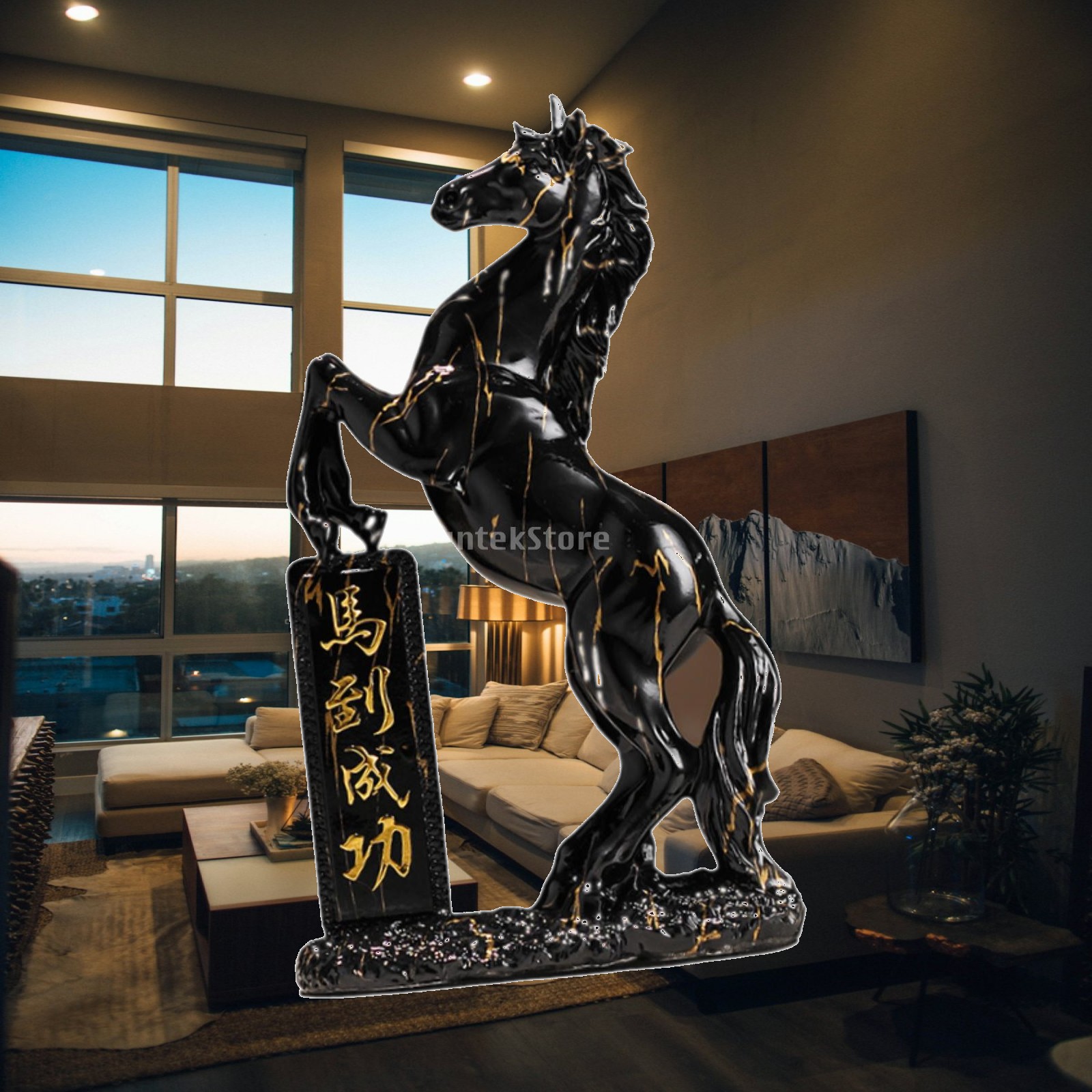 Home Office Representative - Estatua de Caballo de Resina, Adorno