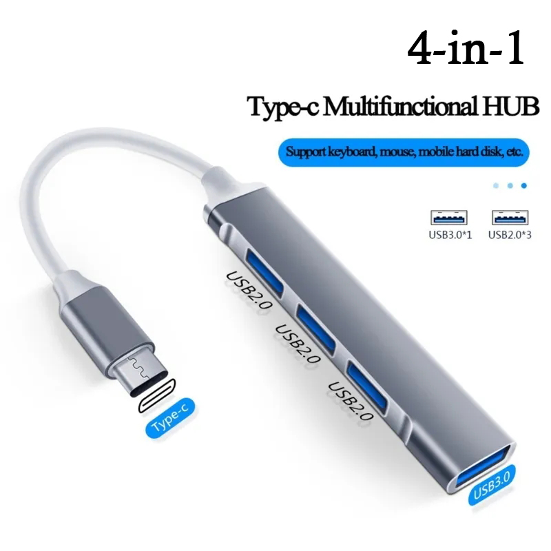 Home Office For Mac - 4 en 1 USB C HUB