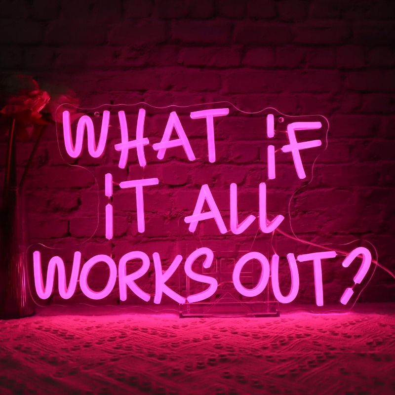 Home Office What Is It - What If All Work Out-let-letrero de