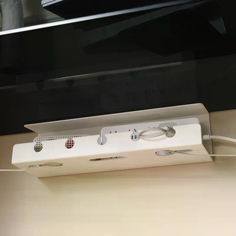 Power Strip Desk - Bandeja organizadora de cables para debajo