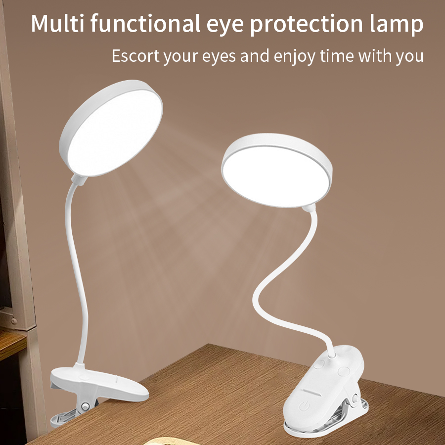 Desk Lamp Led - Lámpara de Escritorio LED con Clip