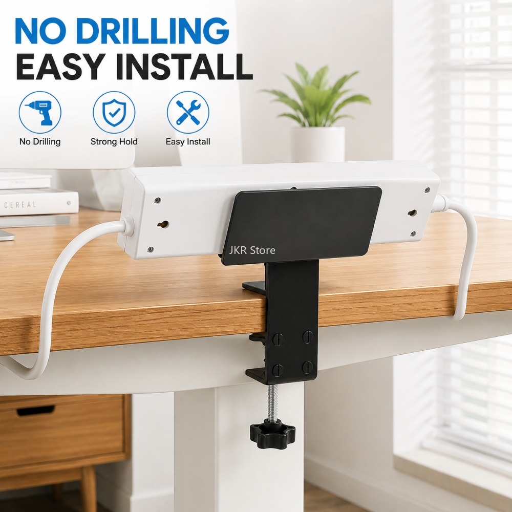 Power Strip Desk - Organizador de Cables Bajo Escritorio, Soporte