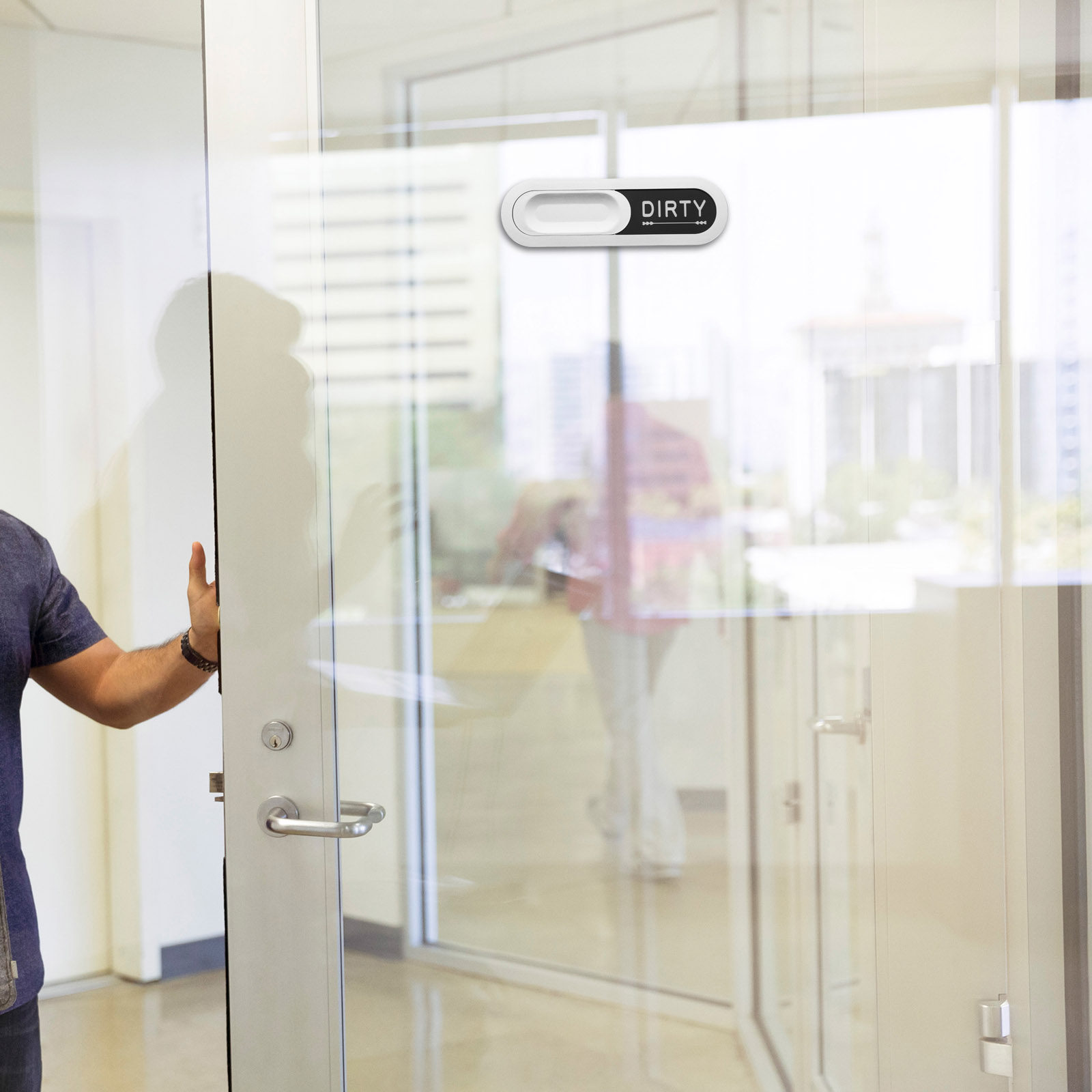 Home Office Vacantes - Letrero Deslizante para Puerta de Oficina,