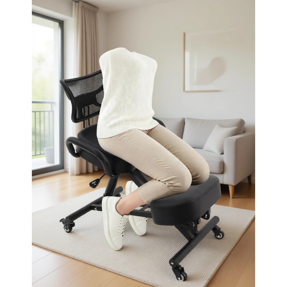 Home Office Or - Silla Ergonómica para Arrodillarse con Respaldo