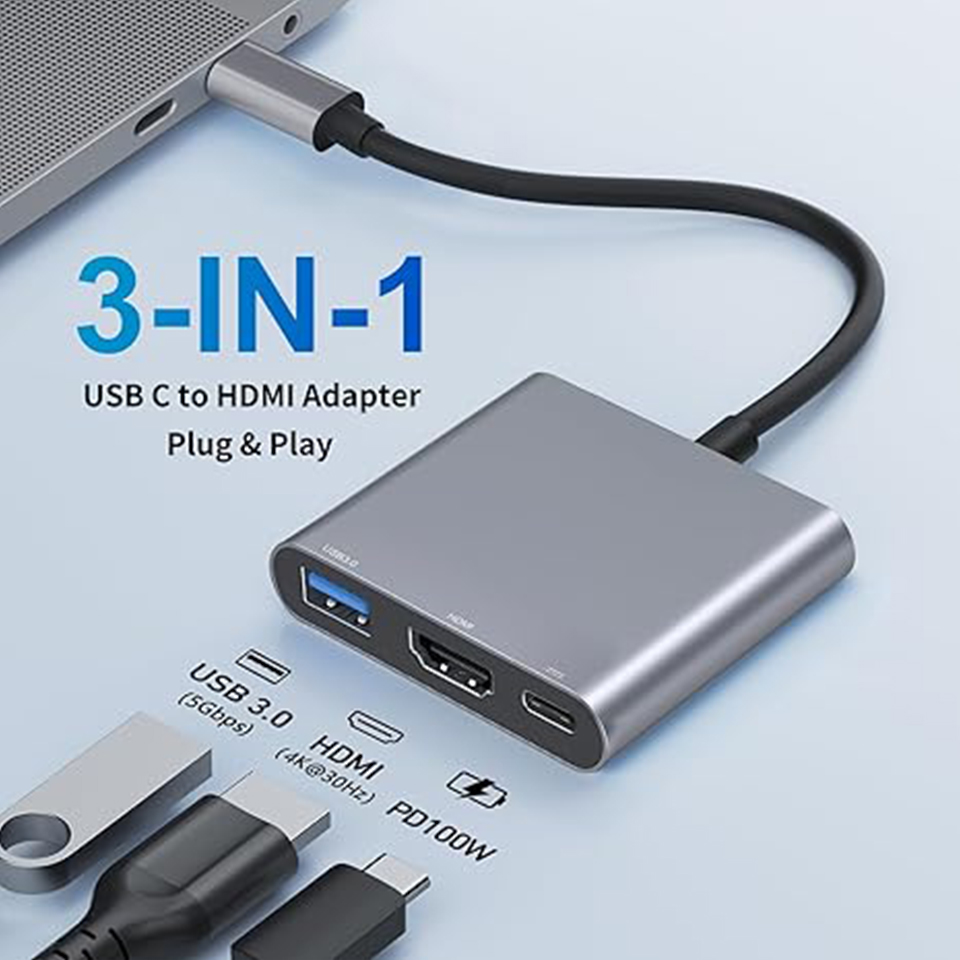 Home Office For Mac - Adaptador de Carga 3 en 1