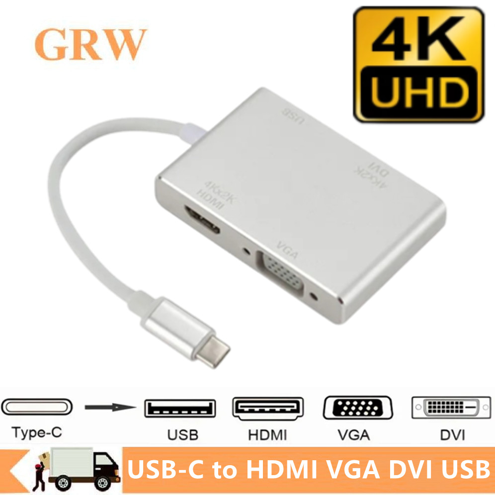 Home Office For Mac - Convertidor 4K tipo C a HDMI