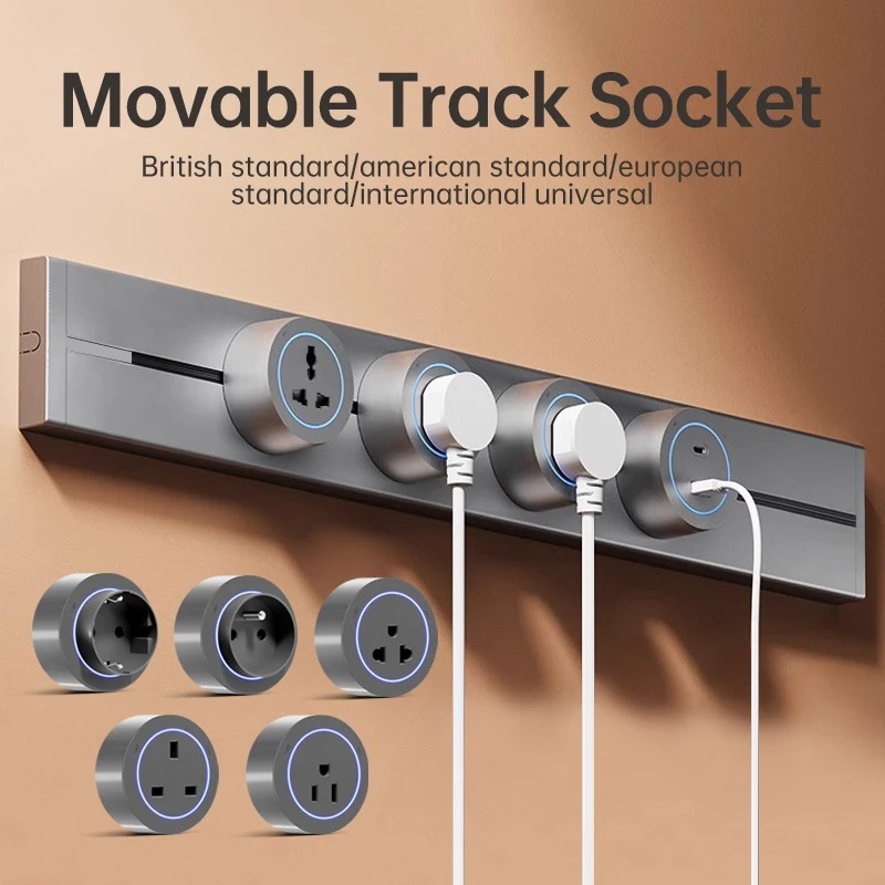 Enchufe de pared oculto, carri - Power Strip Desk reseña y precio