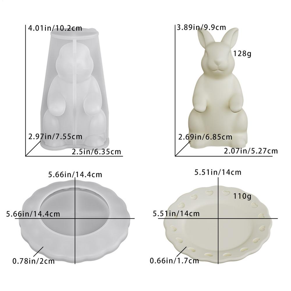 Molde de silicona 3D de conejo - Home Office Gear reseña y precio