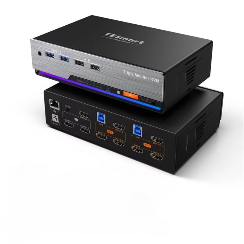 4K 60Hz para HDMI KVM Switch C - Home Office Kvm Switch reseña y precio
