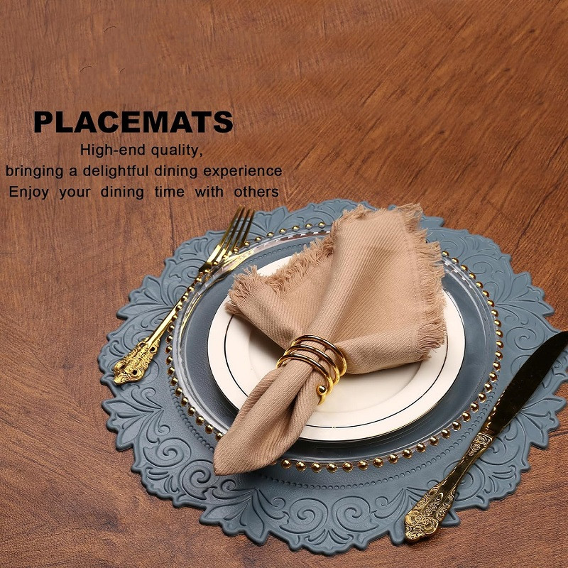 Manteles individuales redondos - Desk Mat Leather reseña y precio