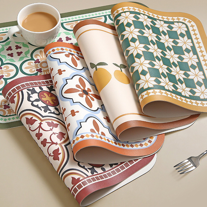 Mantel Individual Retro americ - Desk Mat Leather reseña y precio