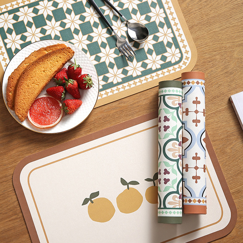 Mantel Individual Retro americ - Desk Mat Leather reseña y precio