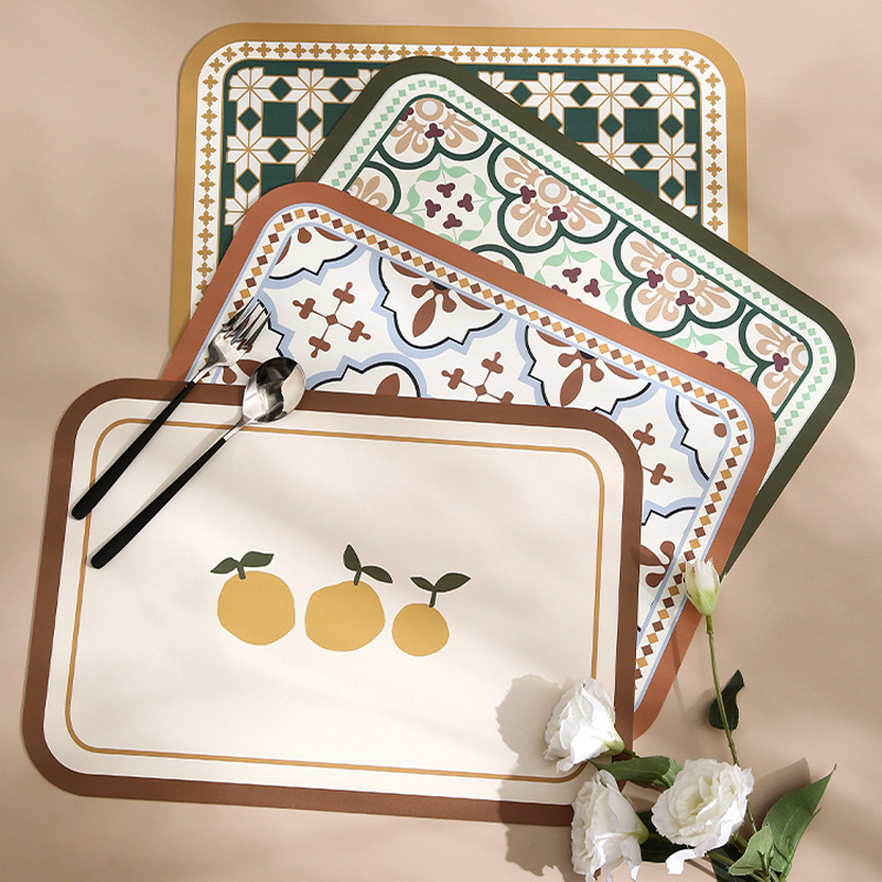 Mantel Individual Retro americ - Desk Mat Leather reseña y precio