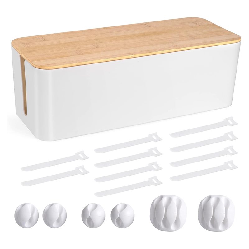 Caja organizadora de cables AB - Power Strip Desk reseña y precio