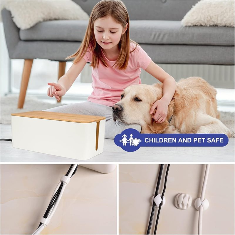 Caja organizadora de cables AB - Power Strip Desk reseña y precio