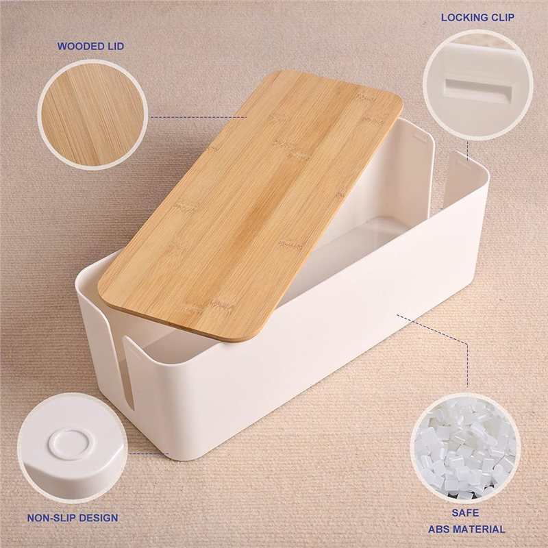 Caja organizadora de cables AB - Power Strip Desk reseña y precio