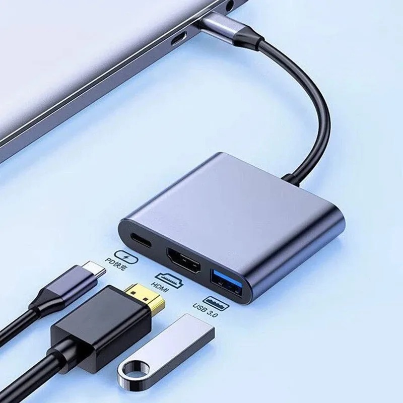 USB C HUB 3 en 1 tipo C 3,0 a  - Home Office For Mac reseña y precio