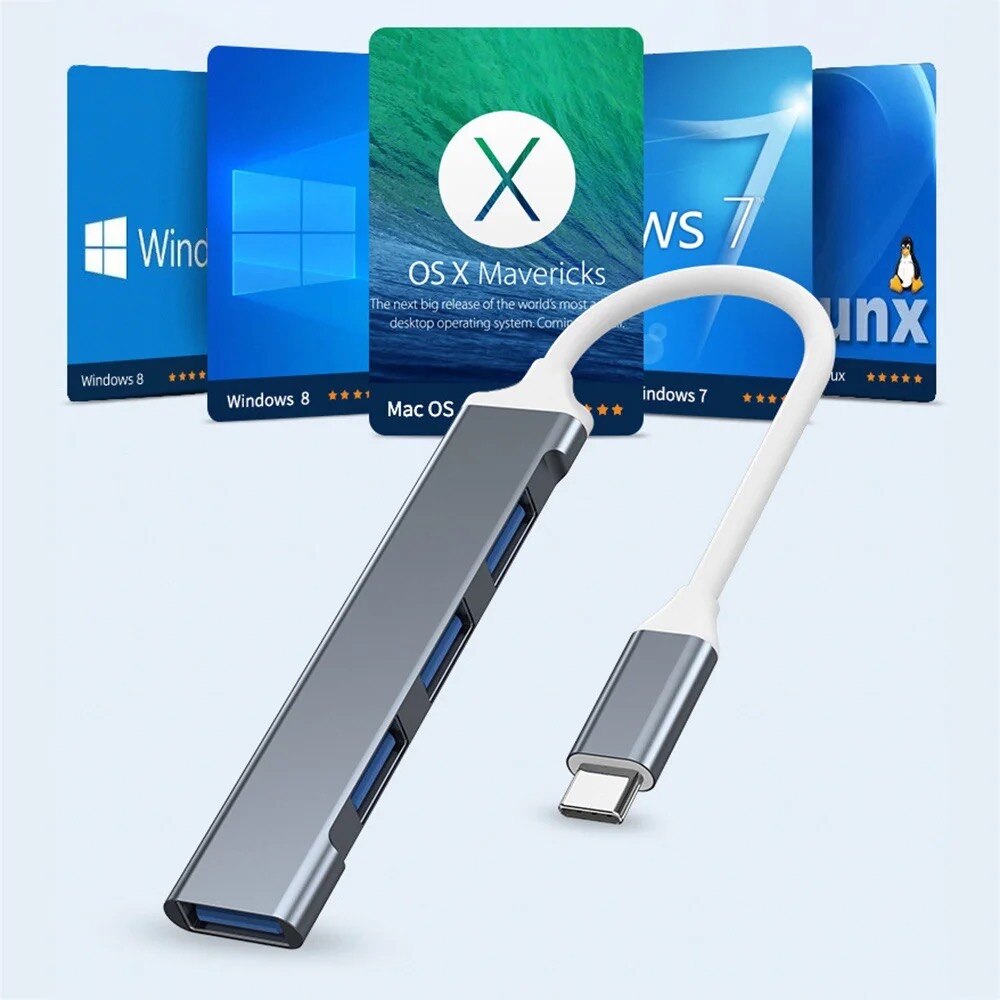 Hub USB 3,0 de 4 puertos, divi - Home Office For Mac reseña y precio
