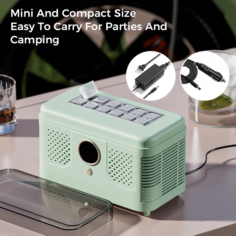 Mini Máquina de Hielo Portátil - Home Office Gear reseña y precio