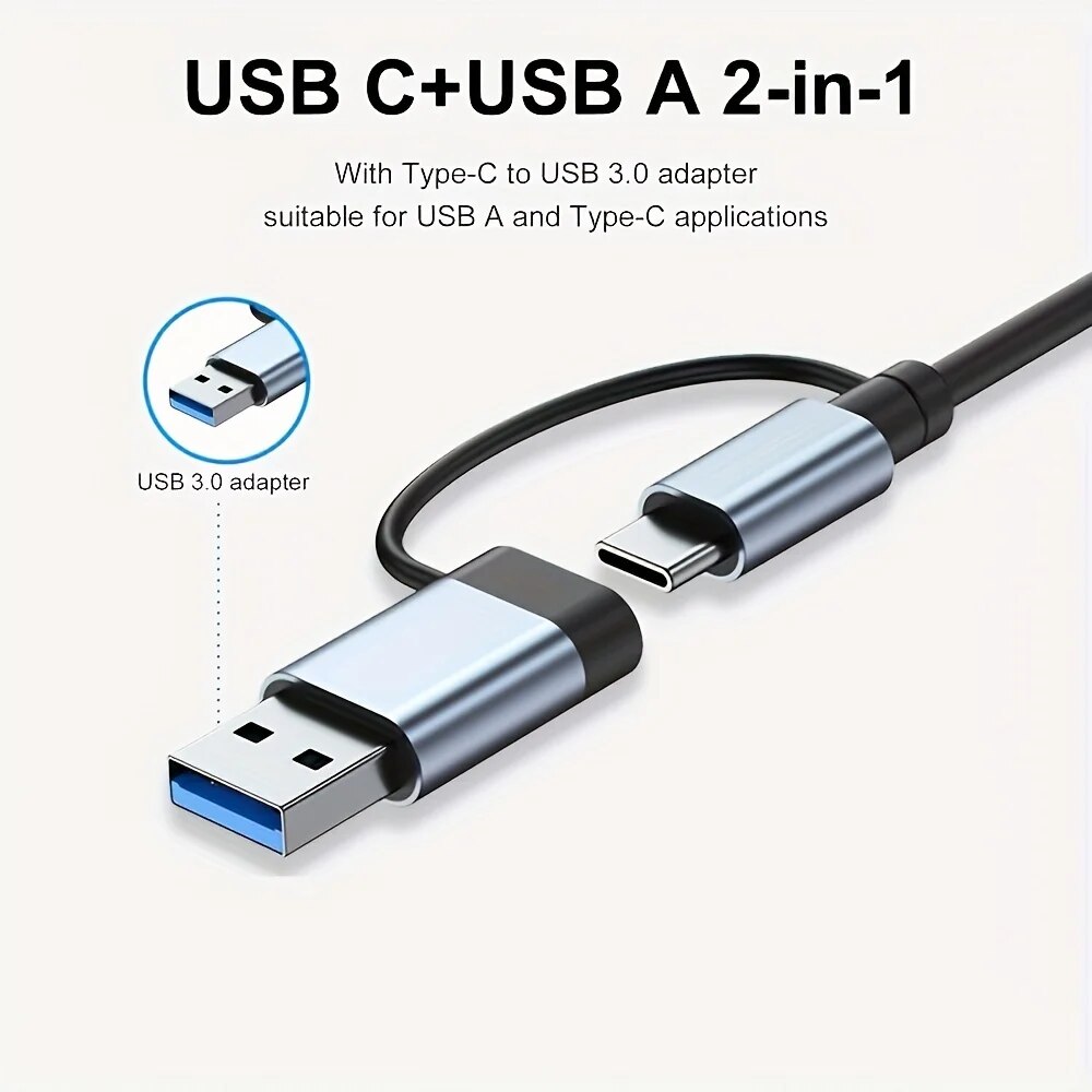 Hub USB3.0 2 en 1, extensor di - Home Office For Mac reseña y precio