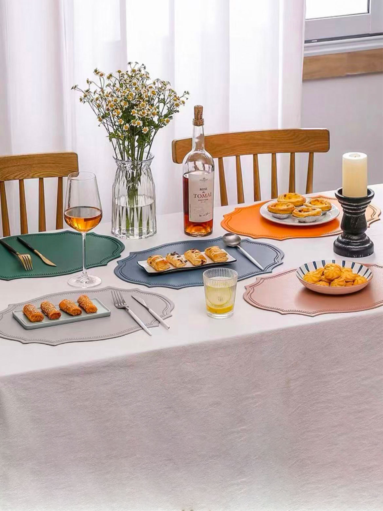 Mantel individual de cuero est - Desk Mat Leather reseña y precio