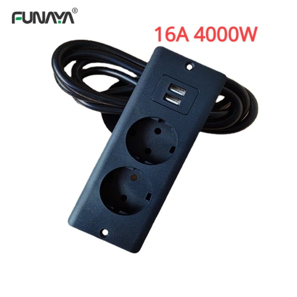 Enchufes empotrables para mesa - Power Strip Desk reseña y precio