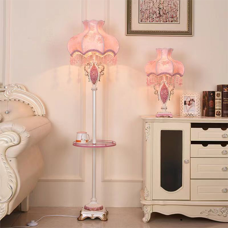 Lámpara de Mesa Rosa Europea,  - Desk Lamp Led reseña y precio